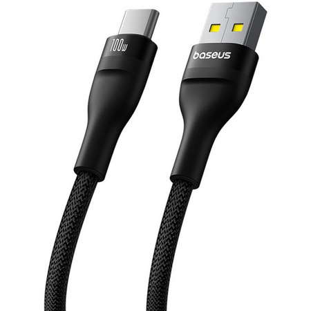 Kabel Baseus Flash 2 USB-A / USB-C 100W 2 m - czarny