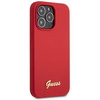 Guess GUHCP13XLSLMGRE iPhone 13 Pro Max 6,7" rot/burgund Hartschale Silikon Vintage Gold Logo