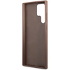 Guess 4G Metal Logo - Etui Samsung Galaxy S23 Ultra (brązowy)