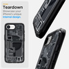 SPIGEN futerał ULTRA HYBRID MAG kompatybilny z MagSafe do IPHONE 16E 2025 zero one black