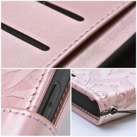 Kabura MEZZO Book do IPHONE 17 Air mandala złoty róż