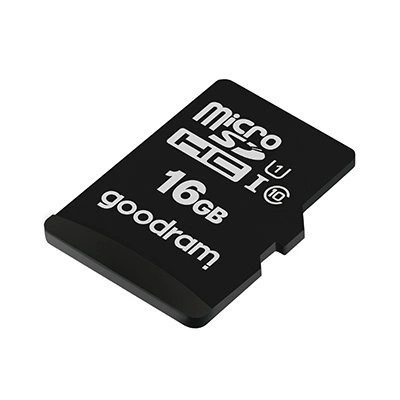 Goodram Microcard 16 GB karta pamięci micro SD HC UHS-I class 10, adapter SD (M1AA-0160R12)