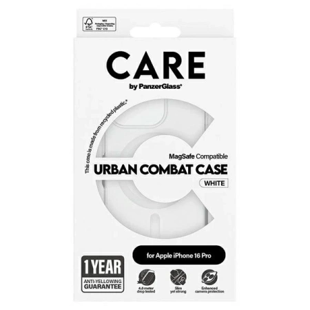 CARE by PanzerGlass Flagship Case iPhone 16 Pro 6,3&quot; schwarz/schwarz MagSafe 1346