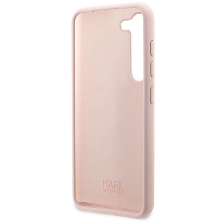 Karl Lagerfeld Silicone NFT Ikonik - Etui Samsung Galaxy S23+ (różowy)
