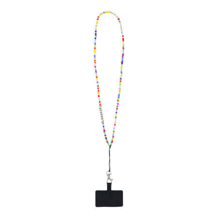 Zawieszka PIXIE do telefonu / długość sznura 68cm (34cm w pętli) / na szyję - koraliki