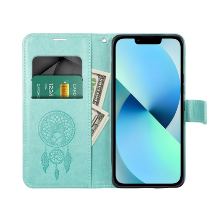 Kabura MEZZO Book do XIAOMI Redmi 9C / 9C NFC łapacz snów zielony