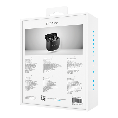 Proove słuchawki bezprzewodowe Cold Sound Pro z ANC czarne