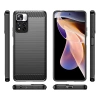 Carbon Case flexible Schutzhülle Xiaomi Redmi Note 11 Pro+ 5G (China) / 11 Pro 5G (China) / Mi11i HyperCharge / Poco X4 NFC schwarz