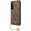Guess 4G Charms Collection - Etui Samsung Galaxy S23 (brązowy)