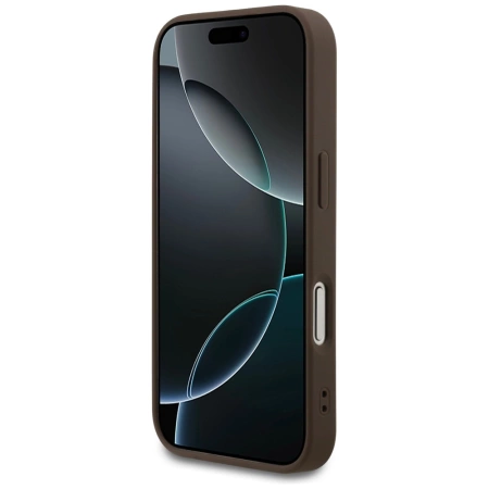 Guess 4G Classic Case for iPhone 17 Pro - Brown