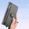 Dux Ducis Lawa Lederhülle für iPhone 15 Pro - Grau