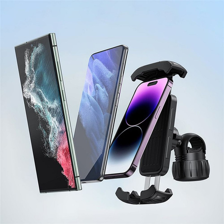 Uchwyt rowerowy do telefonu Baseus QuickGo - czarny