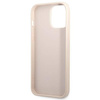 Etui IPHONE 13 PRO Guess Hardcase 4G Triangle Logo Cardslot (GUHCP13LP4TPP) różowe