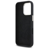 Original Case IPHONE 16 PRO Guess Hardcase Silicone Logo Strass 4G (GUHCP16LM4DGPK) black