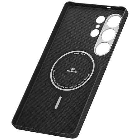 Etui PITAKA Ultra-Slim MagSafe do Samsung Galaxy S25 Ultra czarno szary