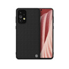 Nillkin Textured Case eine strapazierfähige, verstärkte Hülle mit Gelrahmen und Nylon auf der Rückseite des Samsung Galaxy A73 schwarz