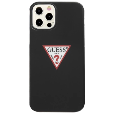 Guess GUHCP12MPCUCTLBK iPhone 12 Pro / iPhone 12 czarny/black hardcase Triangle Collection