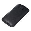 Futerał Skórzany Uniwersalny Slim Kora 2 - do Samsung I9100 Galaxy S2/LG L7/Xperia J czarny