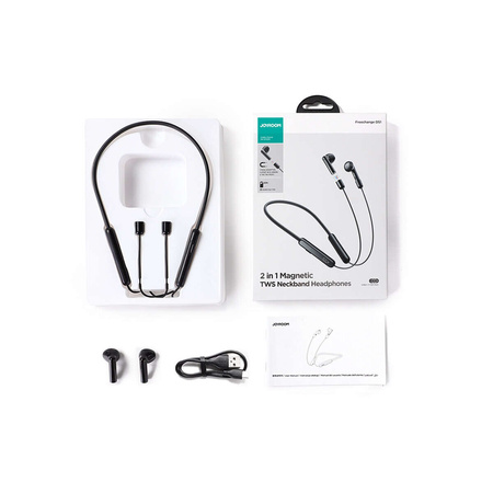 Joyroom DS1 Sport Kabelloser Nackenbügel-Kopfhörer – Schwarz