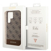 Oryginalne Etui GUESS Hardcase GUHCS24LG4GLBR do SAMSUNG S24 Ultra (4G Bottom Stripe / brązowy)