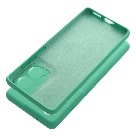 Futerał SILICONE 2mm do MOTOROLA G85 5G miętowy