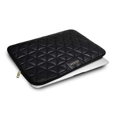 Guess Sleeve GUCS13QLBK 13" czarny /black Quilted