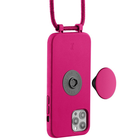 Etui JE PopGrip iPhone 12/12 Pro 6,1"różowy/orchid flower 30090 (Just Elegance)