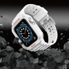 Protect Strap Band for Apple Watch 38/40/41mm Armored Case Strap - White