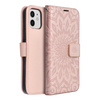 Kabura MEZZO Book do IPHONE 12 / 12 PRO mandala złoty róż