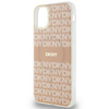 DKNY DKHMN61HRHSEP iPhone 11 / Xr 6.1" różowy/pink hardcase IML Mono & Stripe MagSafe