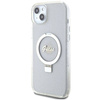 Guess nakładka do iPhone 15 Plus 6.7&quot; GUHMP15MHRSGSD transparentna hardcase Ring Stand Script Glitter MagSafe