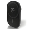 Uchwyt indukcyjny Mercedes Silver Stars MagSafe 15W do kratki wentylacyjnej lub na szybę - czarny
