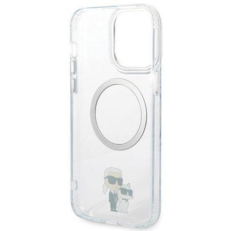 Karl Lagerfeld KKLHMP13XHNKCIT iPhone 13 Pro Max 6,7&quot; Hardcase transparent Ikonisches Karl&amp;Choupette Magsafe