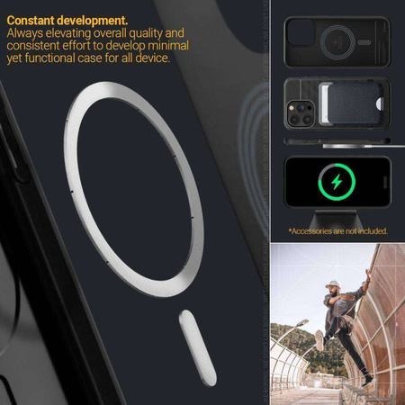 Case APPLE IPHONE 15 PRO Caselogy Parallax Mag MagSafe Matte black