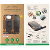 4smarts Powerbank Solarny TitanPack       Rugged UltiMag 20000mAh black/czarny 496560