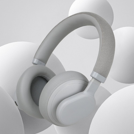 FORCELL F-AUDIO słuchawki bezprzewodowe nagłowne ANC Touch Beat szare