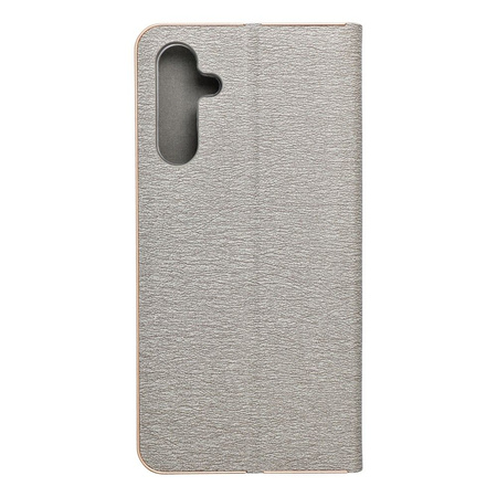 Kabura LUNA Book Gold do SAMSUNG A15 5G srebrny