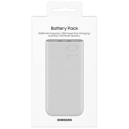 Powerbank Samsung EB-P3400XU 10000 mAh 25W 2xUSB-C beżowy/beige