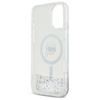 Original Case IPHONE 16 PLUS Karl Lagerfeld Hardcase Liquid Glitter Karl Head MagSafe (KLHMP16MLGKISGH) transparent