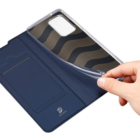 DUX DUCIS Skin Pro kabura etui pokrowiec z klapką Samsung Galaxy A72 5G / A72 4G niebieski