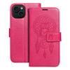Kabura MEZZO Book do IPHONE 15 łapacz snów magenta
