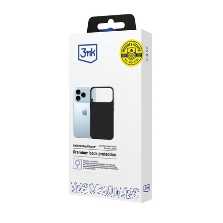 Apple iPhone 17 Pro - 3mk Hardy MagSilicone Graphite