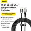 Kabel USB do USB-C Baseus Glimmer, 100W, 2m (czarny)