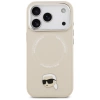 Karl Lagerfeld Karl Pin MagSafe Case für iPhone 17 Pro - Beige