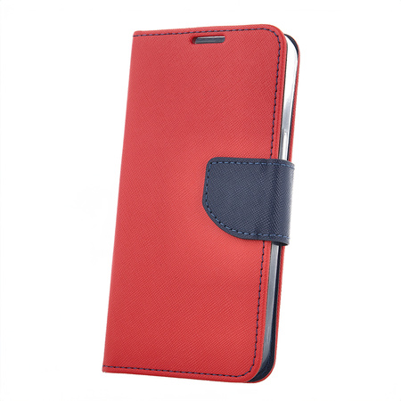 Etui Smart Fancy do iPhone 16 6,1&quot; czerwono-granatowe