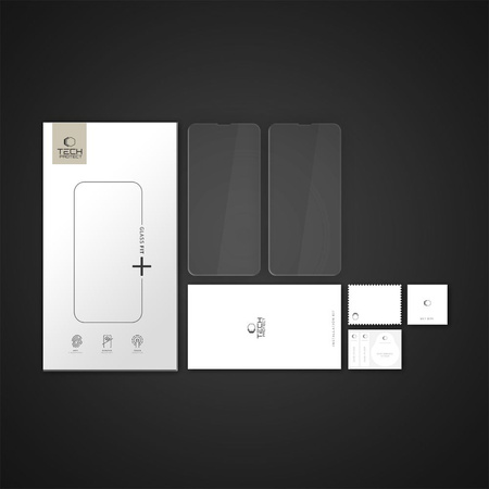SZKŁO HARTOWANE TECH-PROTECT GLASS FIT+ 2-PACK IPHONE 13 MINI CLEAR