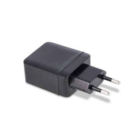 Ładowarka sieciowa zasilacz 1A Maxlife +kabel Micro USB czarna