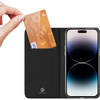 Etui do iPhone 15 Pro pokrowiec z klapką i portfelem Dux Ducis Skin Pro - czarne