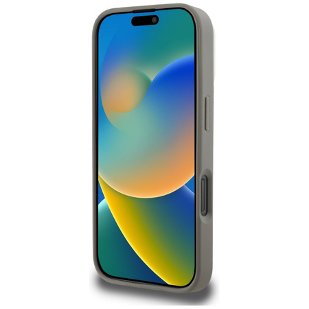 Original Case IPHONE 16 PRO MAX DKNY Hardcase Checkered Pattern MagSafe beige