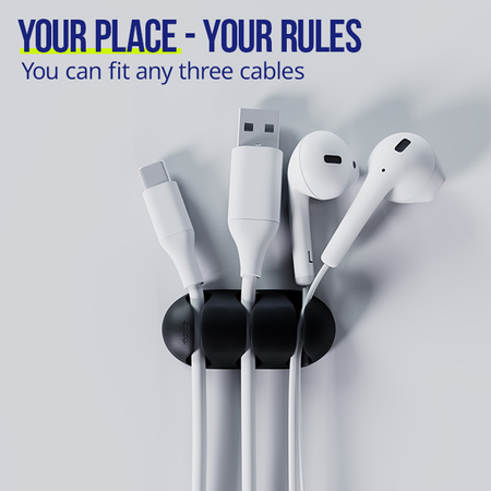 Allity Organizer na kable - zestaw 3 sztuk ASA-400